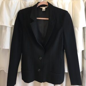 DVF black blazer