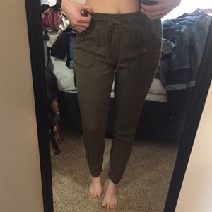 Olive Green Joggers