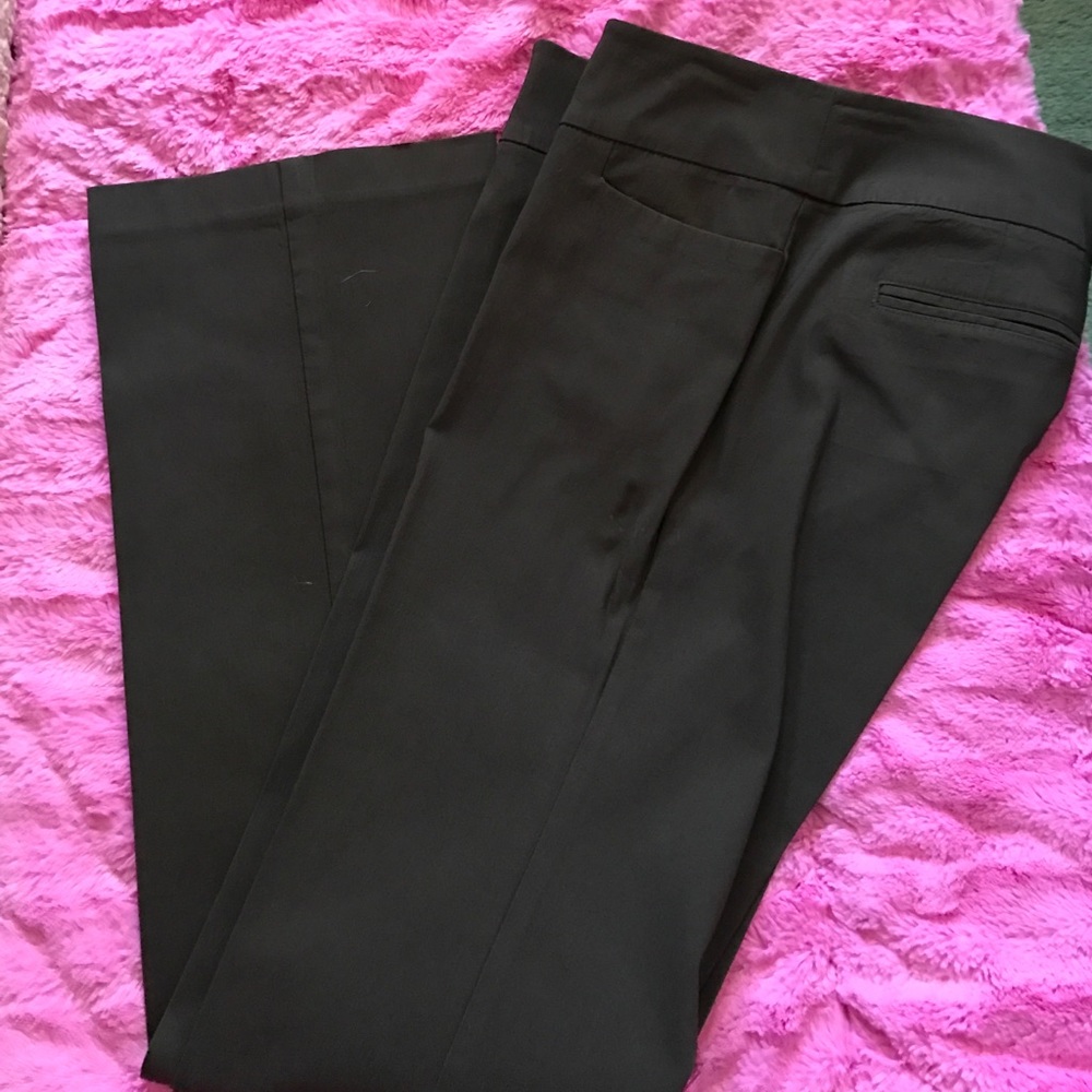 Brown stretch dress pants
