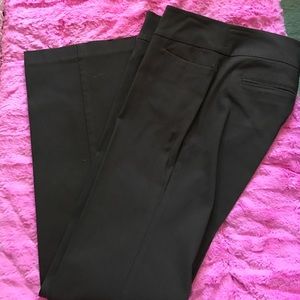 Brown stretch dress pants