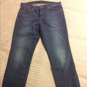 J Brand dark blue denim jeans