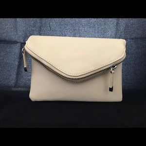 Beige clutch