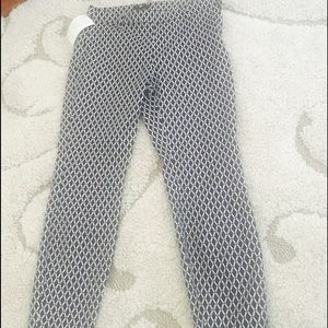 H&M Black & White Checkered Pants Casual