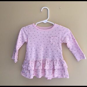 Carters 12 month pink shirt