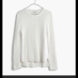 Madewell white sweater