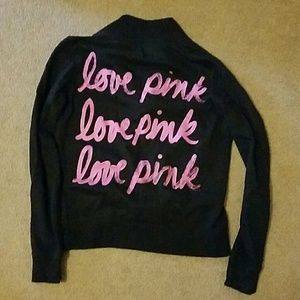 VS PINK 1/4 zip sweatshirt