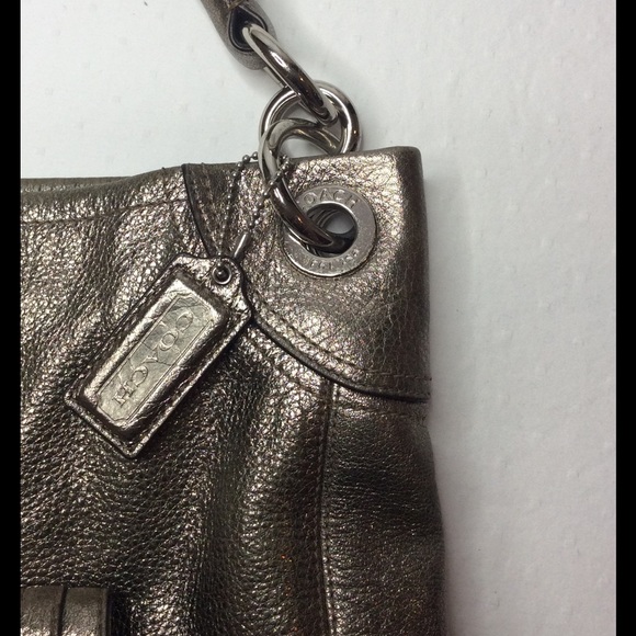 Silver Coach bag - Picture 3 of 3