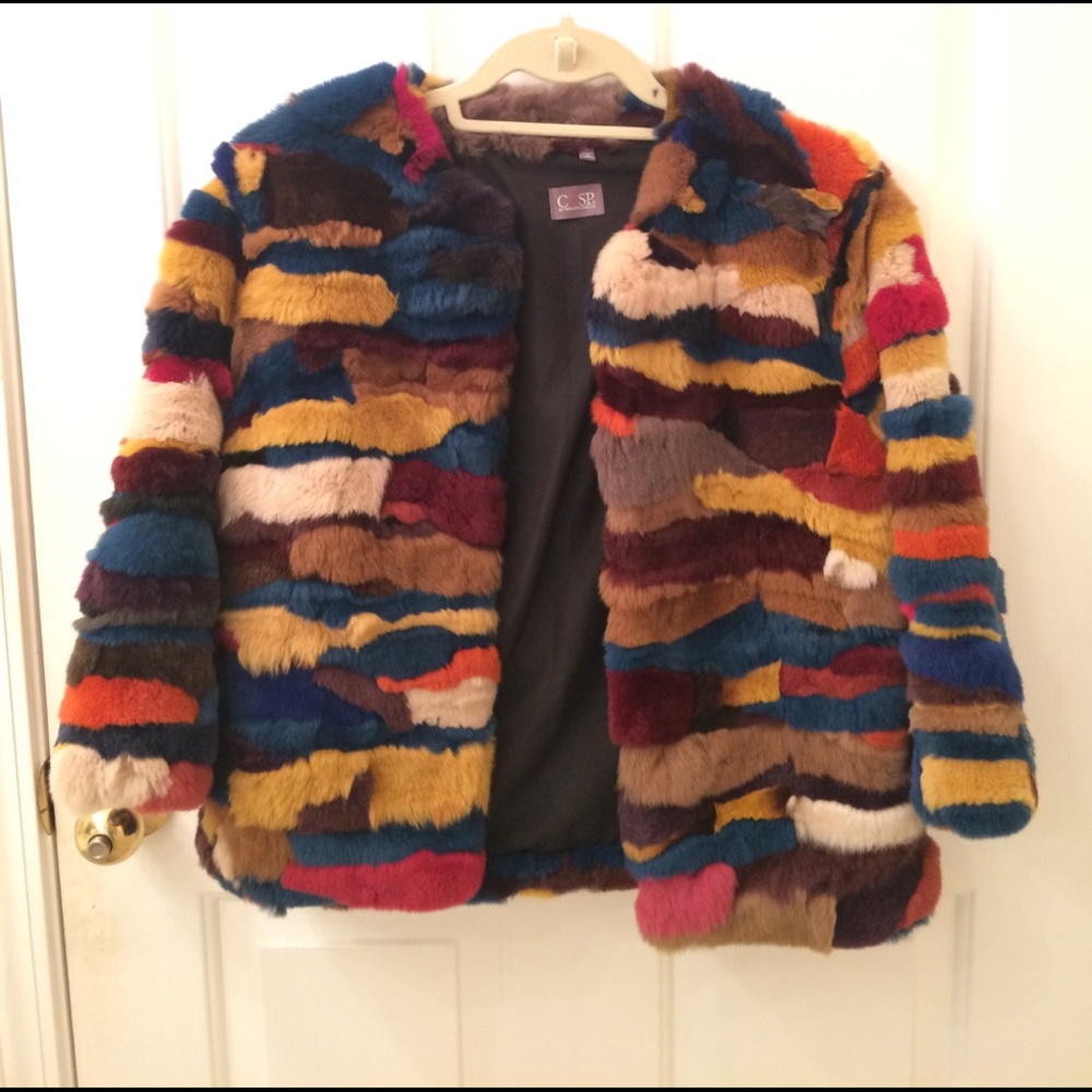 🚫SOLD🚫 NWT Neiman Marcus Rabbit Fur Coat