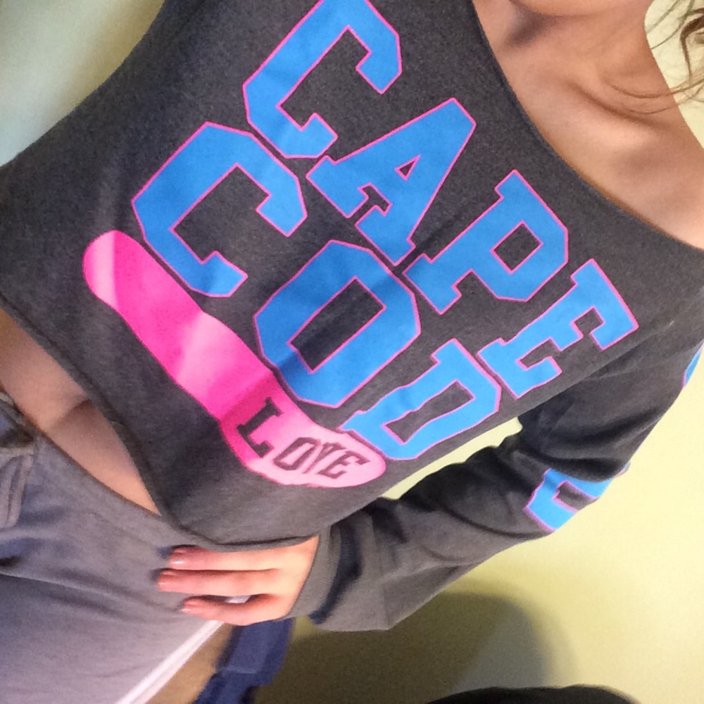 Cape Cod cropped beach sweater