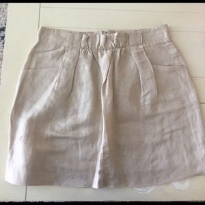 Tan jcrew skirt size 4