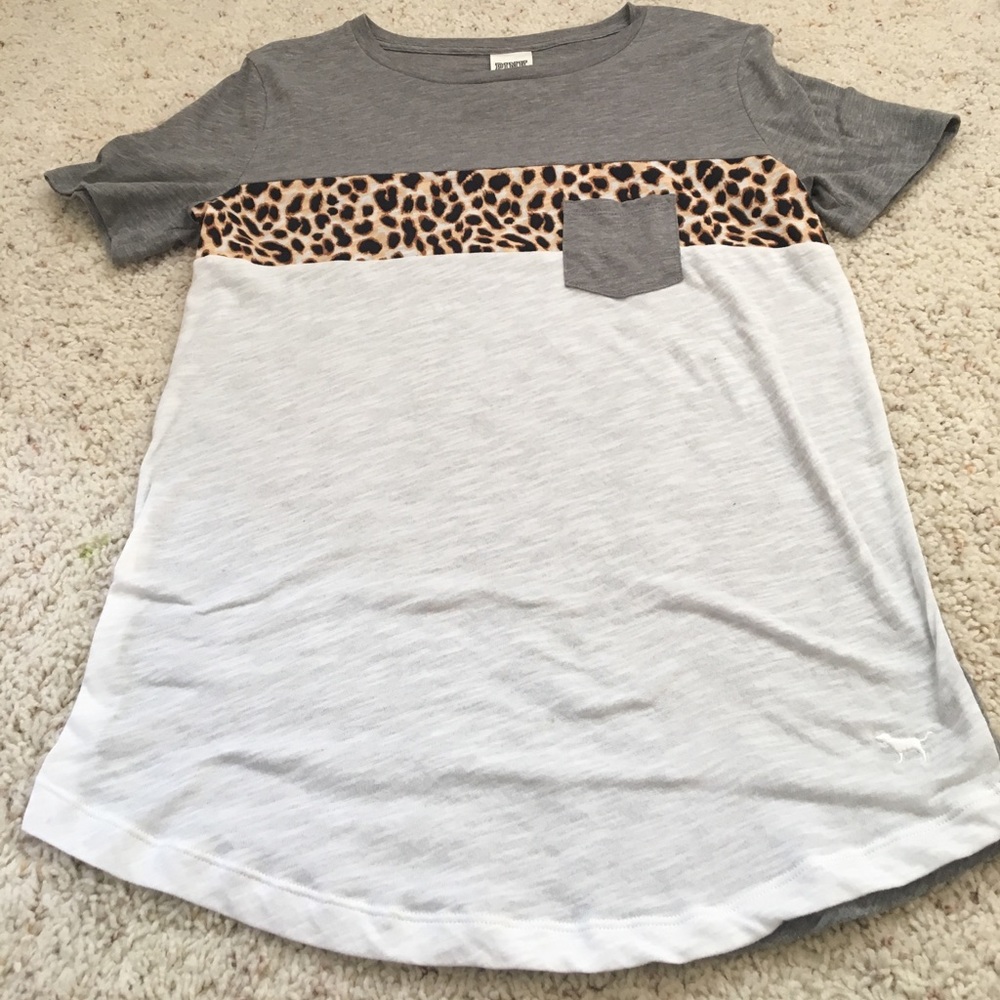 Pink Victoria's Secret pocket tee