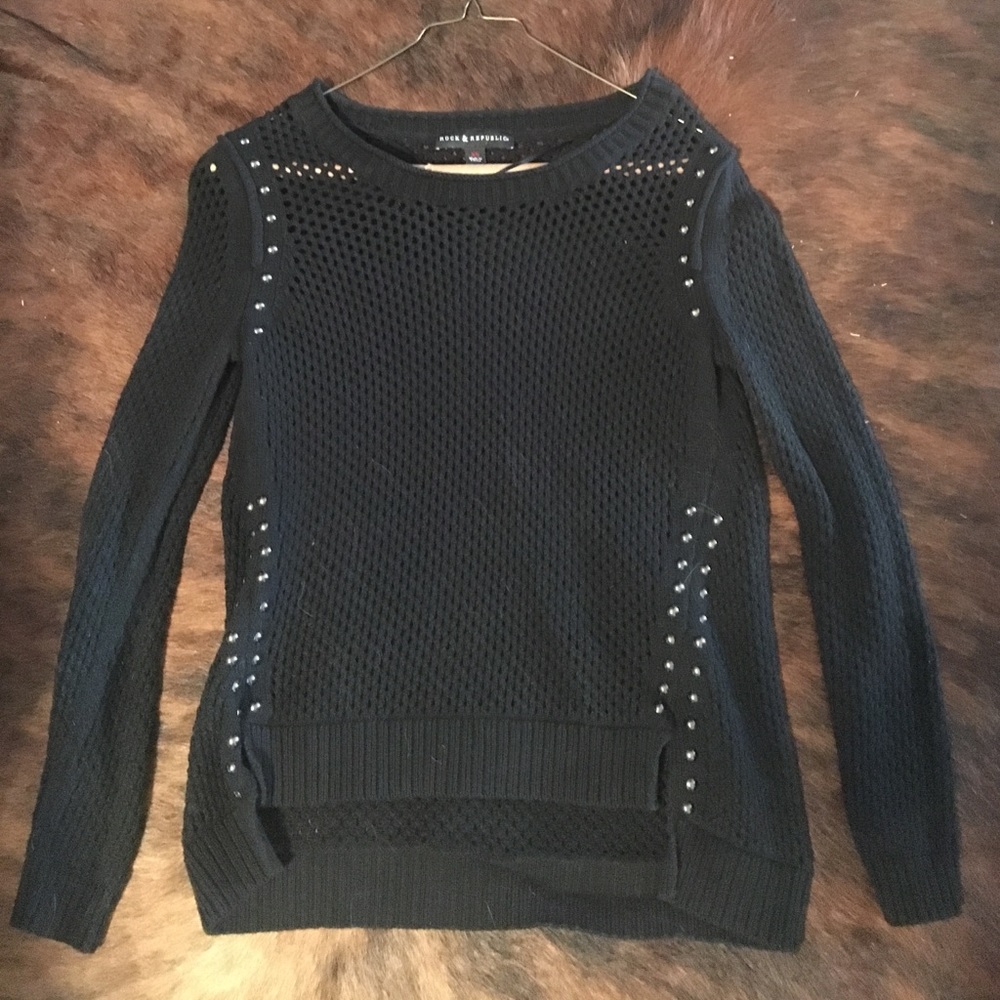 Rock & Republic Woven Sweater