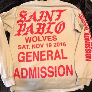 Kanye West Concert long sleeve tee shirt
