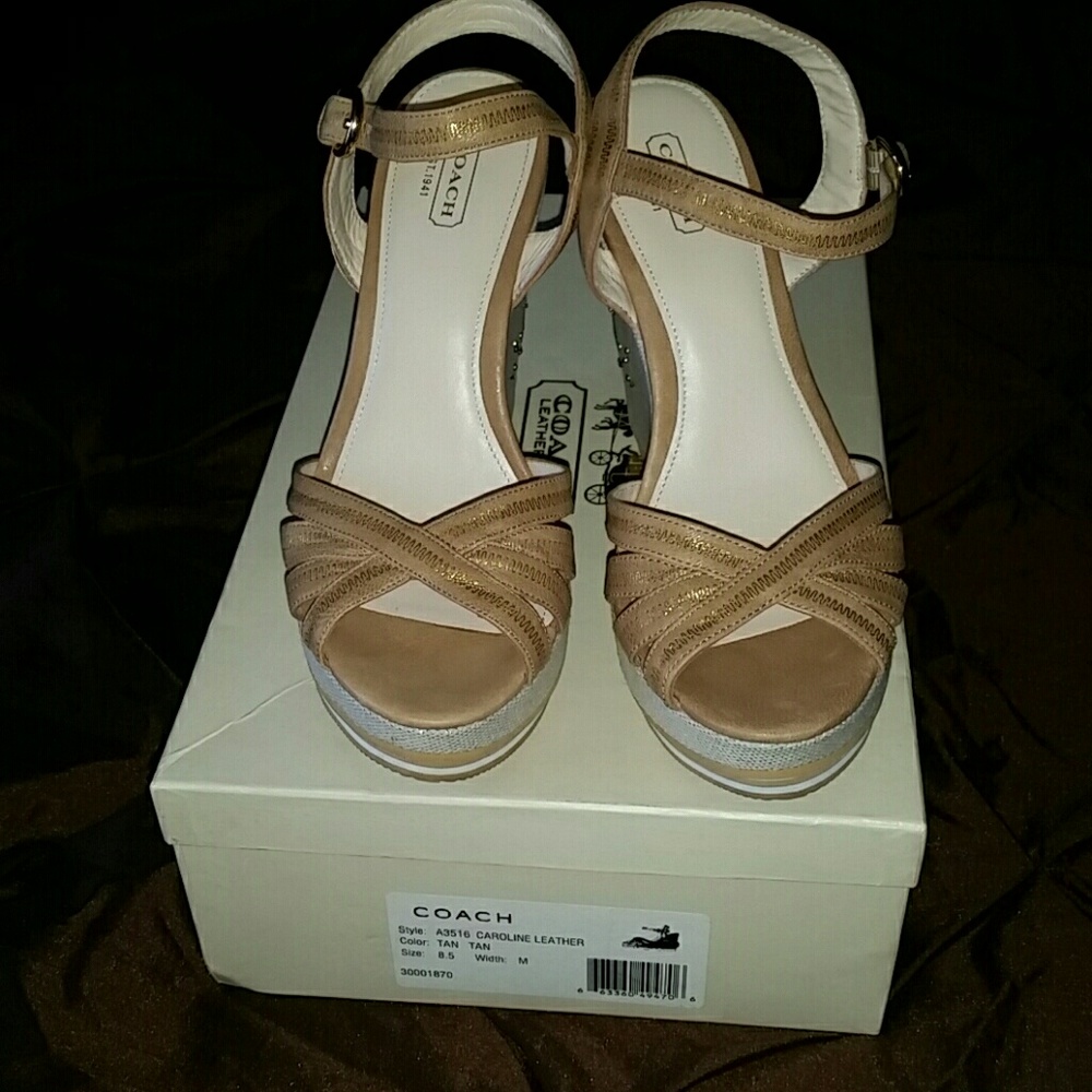 NEW!!!!  coach wedges