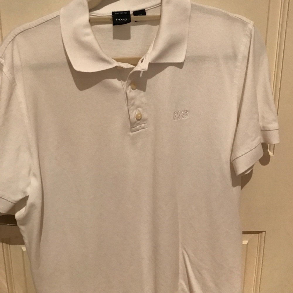 Hugo Boss Polo White Size Large