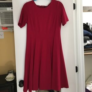 Professional looking red dress