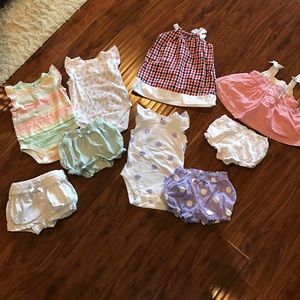 6-12 month Baby GAP and Gymboree summer set