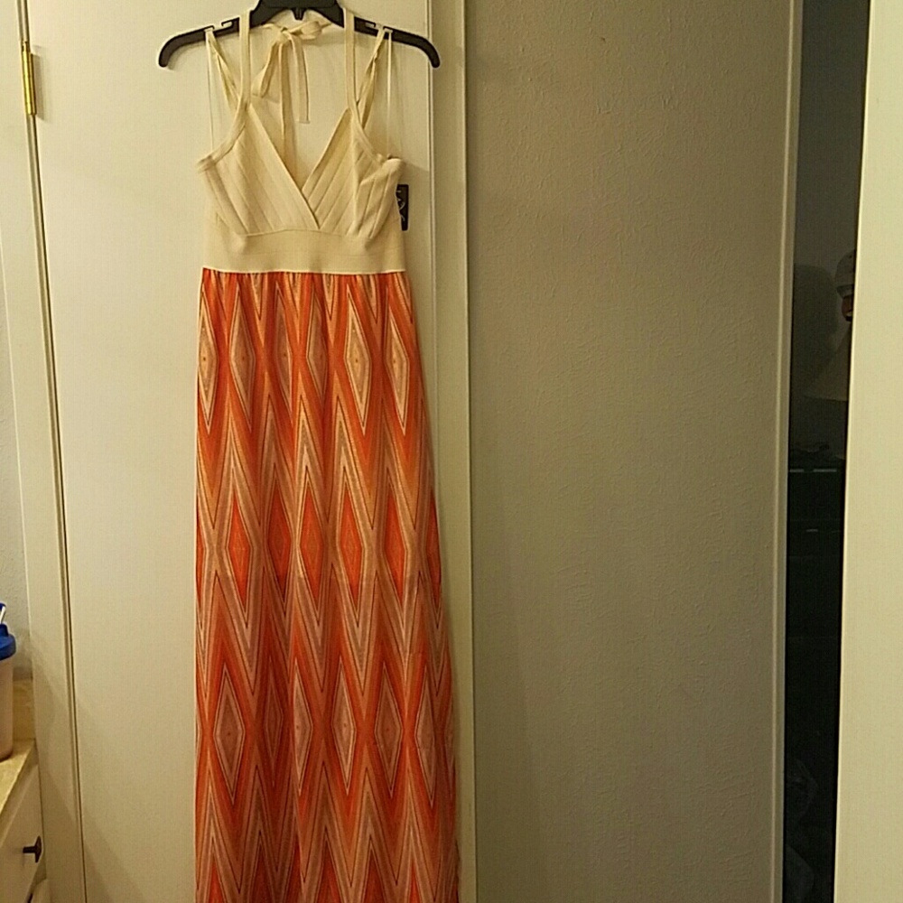 Breezy maxi with mini skirt underneath