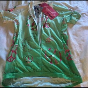 Canari women's peace cycling jersey