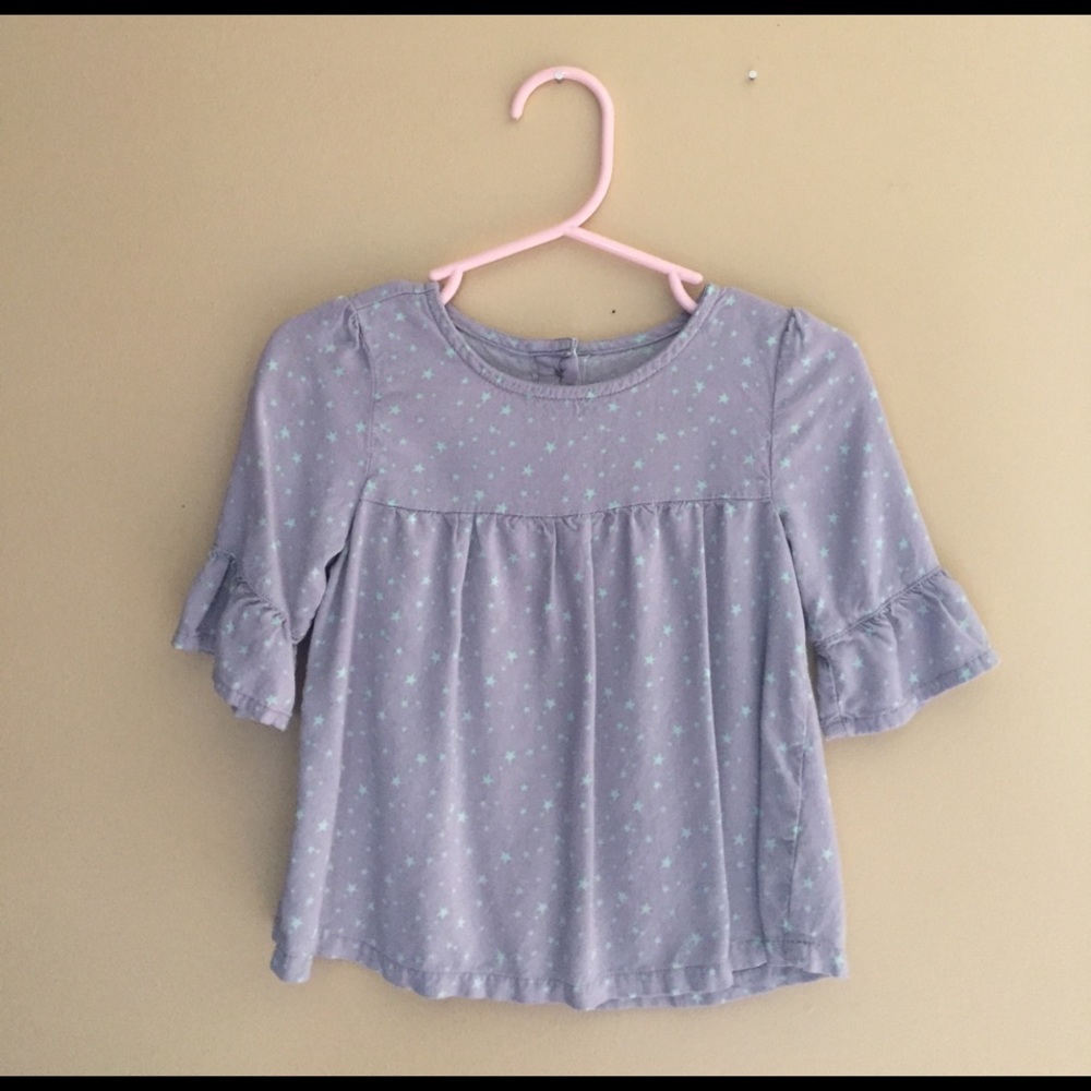 Crazy 8 // 12-18 month gray blouse
