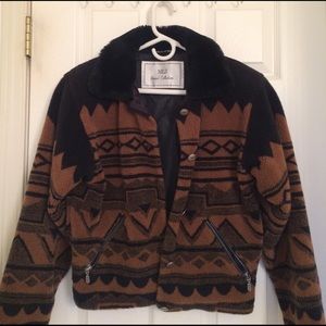 Tribal Fuzzy Jacket