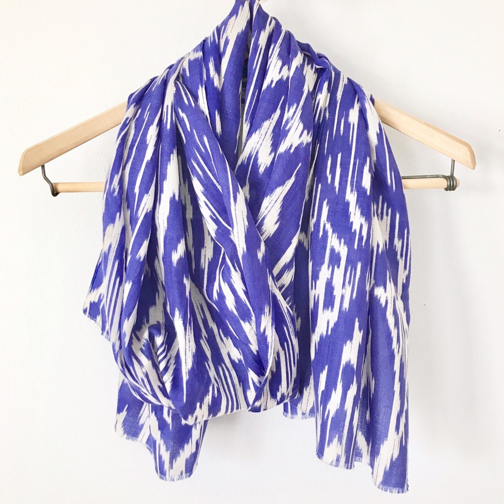 J. Crew Ikat Scarf - Picture 1 of 5