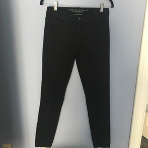 Black American Eagle Outfitters Hi-Rise Jegging