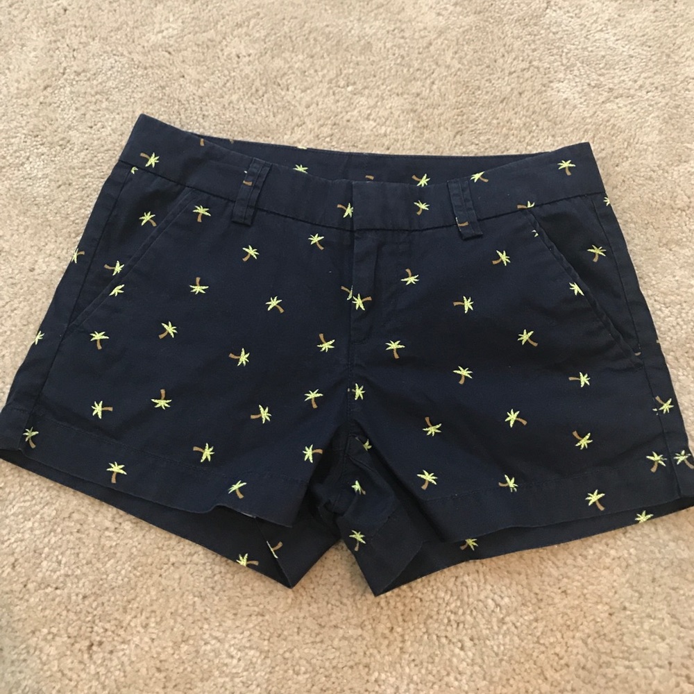 Palm Tree Print Shorts - image 1