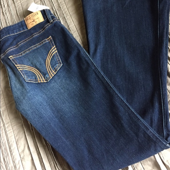 ***SOLD***NWT - Hollister Flare Jeans 27" - Dark - Picture 1 of 5