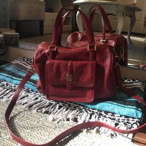 Tory Burch 'Clay' Leather Satchel, Medium