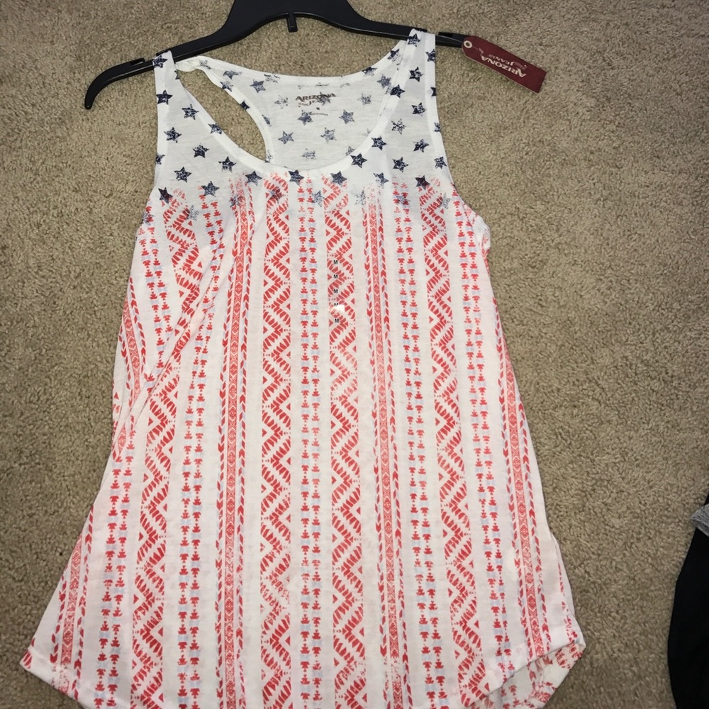Red white and blue tank brand new