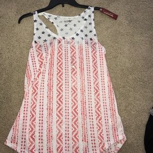 Red white and blue tank brand new