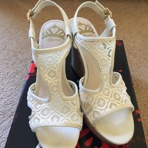 Gorgeous lace platforms -