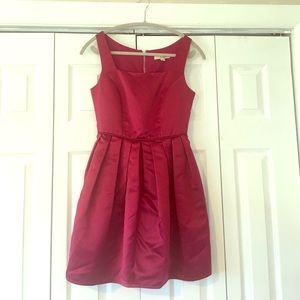 Beautiful Burgundy Flattering Forever 21 Dress