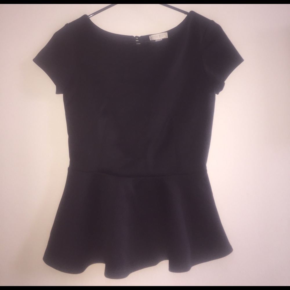 ✨CLEARANCE✨Black Peplum Top
