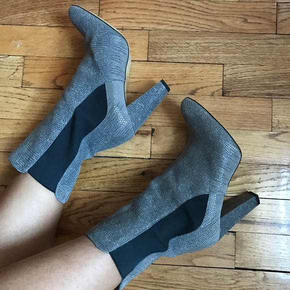 Like New REISS Python Print Boots - Picture 3 of 5