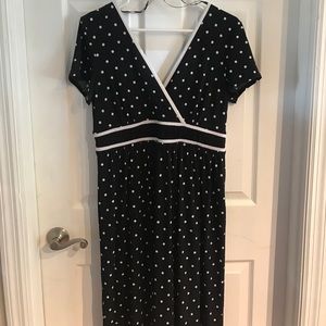 Black and White Polka Dot Dress
