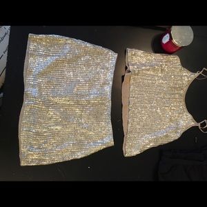 MLV Two piece sequin set