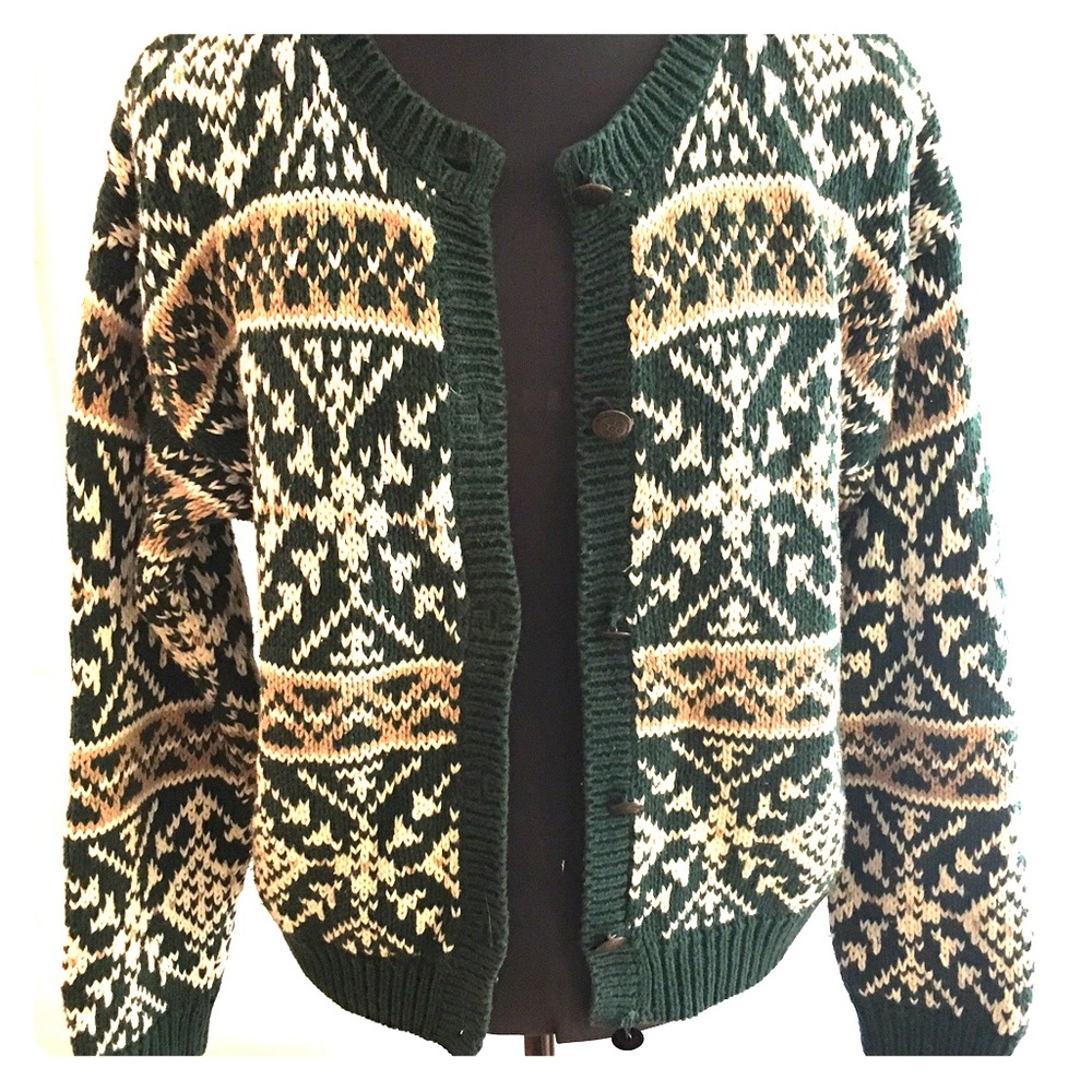 Vintage Crocheted Cardigan