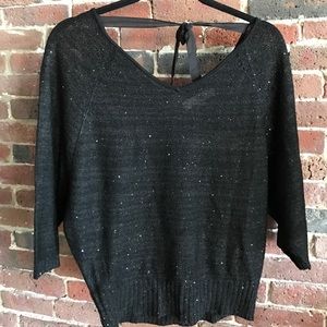 LOFT dolman sleeve top with sparkle, Small