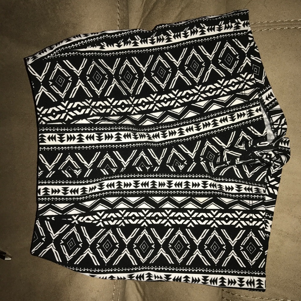 Aztec Print Shorts