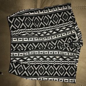 Aztec Print Shorts