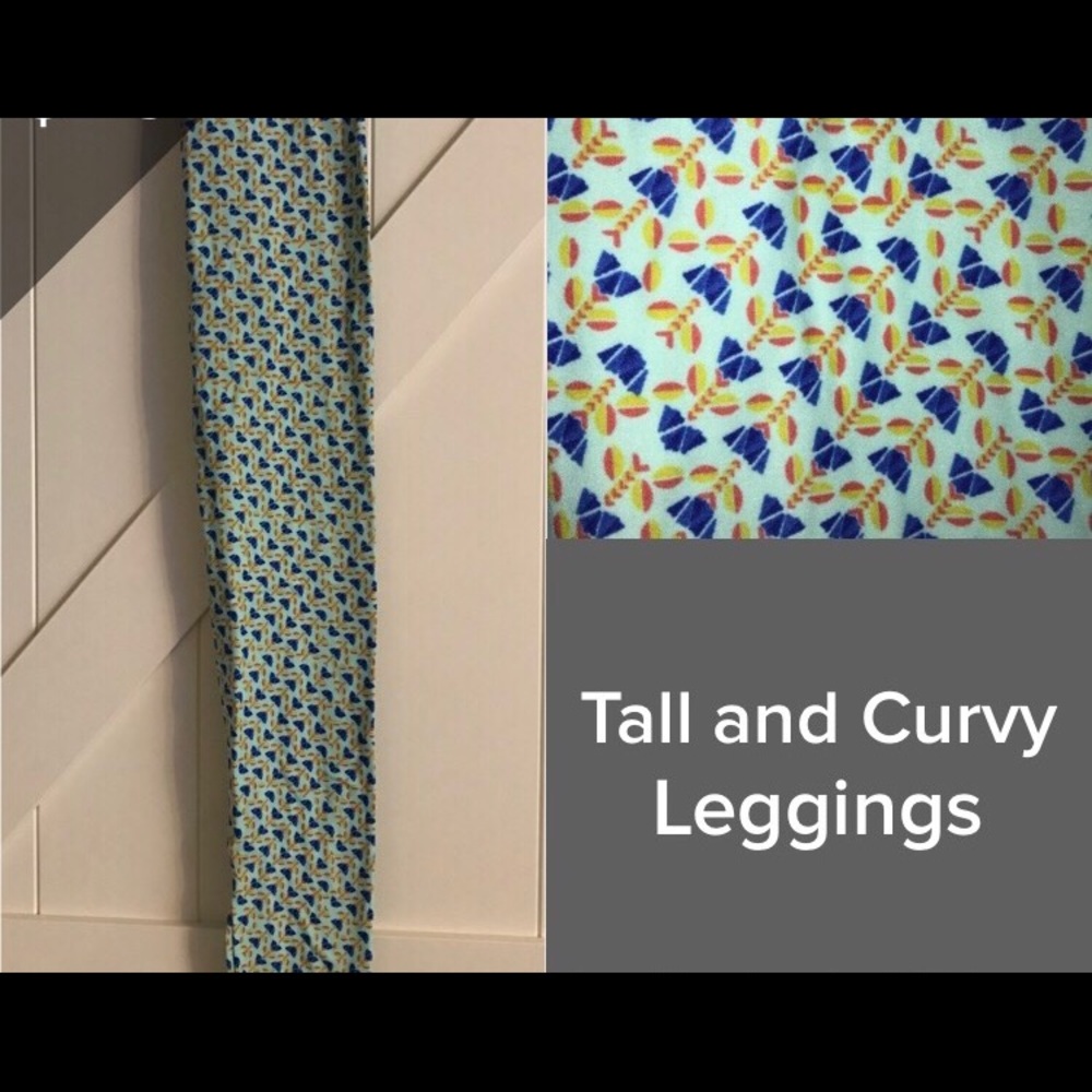 Simple flower leggings