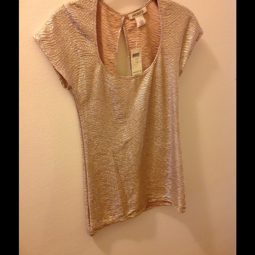 Arden b. Gold blouse