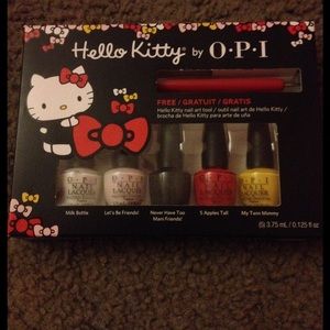 OPI HELLO KITTY NAIL POLISHES!