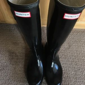 Hunter Tall Glossy Rain Boots