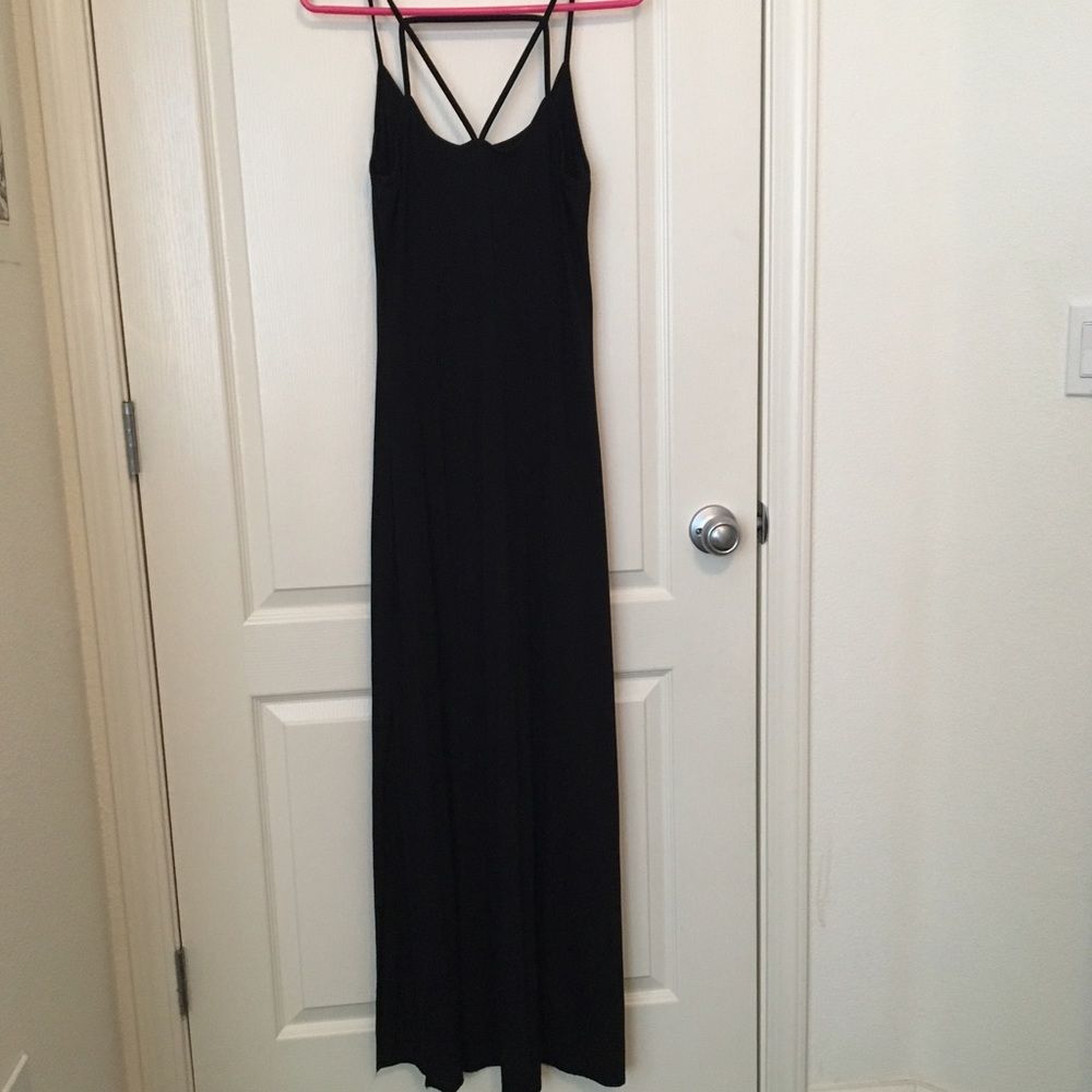 Xhilaration Black Maxi Dress