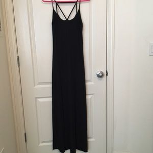 Xhilaration Black Maxi Dress