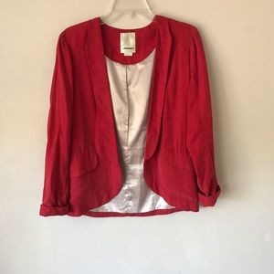 Red blazer