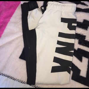 Pink draw string Leggings